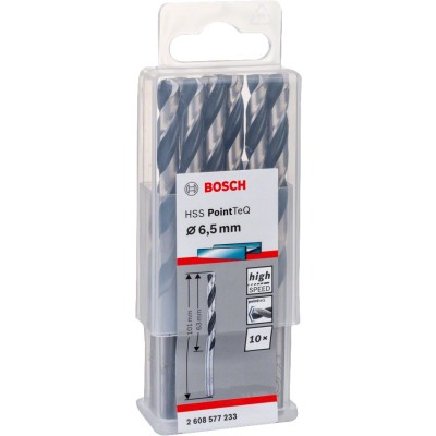 Bosch - HSS-PointeQ Metal Matkap Ucu 6,5 mm 10'lu