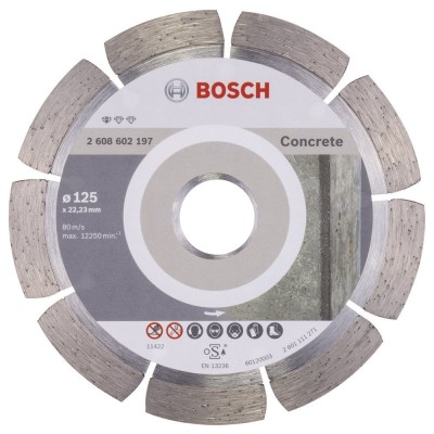Bosch - Standard Seri Beton İçin Elmas Kesme Diski 125 mm