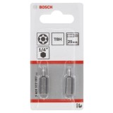 Bosch - Extra Hard Serisi Security-Torx® Vidalama Ucu T8H*25 mm 2'li