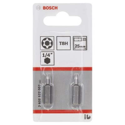 Bosch - Extra Hard Serisi Security-Torx® Vidalama Ucu T8H*25 mm 2'li