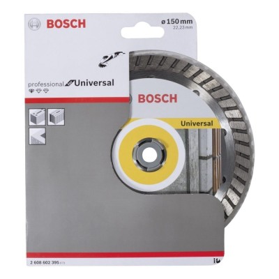 Bosch - Standard Seri Genel Yapı Malzemeleri İçin Turbo Segmanlı Elmas Kesme Diski 150 mm