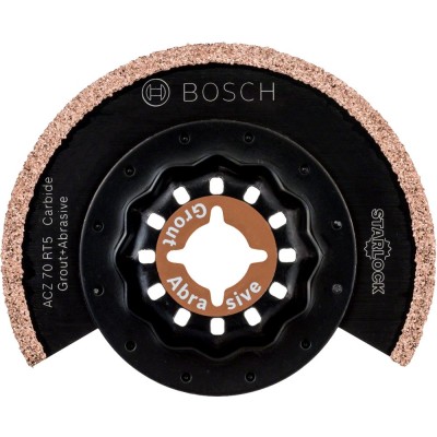 Bosch - Starlock - ACZ 70 RT5 - Carbide RIFF Zımpara Uçlu Dar Kesim Segman Testere Bıçağı 50 Kum Kalınlığı 1'li