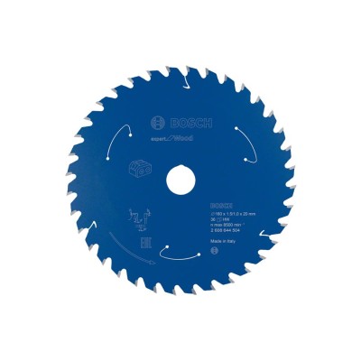Bosch - Expert for Serisi Ahşap için Akülü Daire Testere Bıçağı 160*20 mm 36 Diş