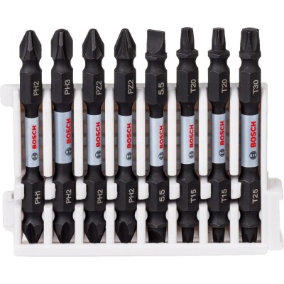 Bosch - Impact Control Serisi Çift Taraflı Vidalama Ucu 8'li Set *65mm