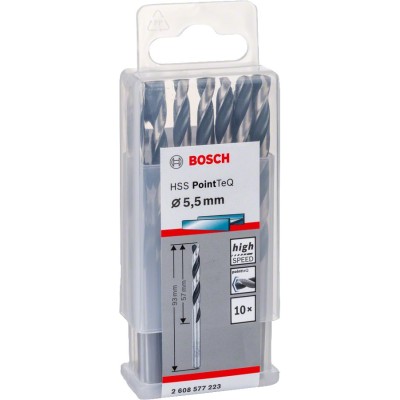 Bosch - HSS-PointeQ Metal Matkap Ucu 5,5 mm 10'lu
