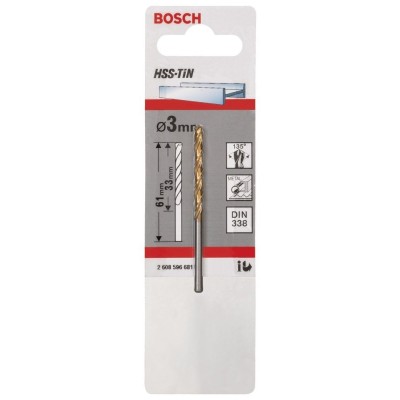 Bosch - HSS-TiN Metal Matkap Ucu 3*61 mm