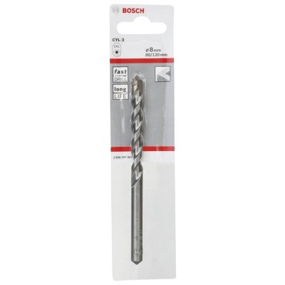 Bosch - cyl-3 Serisi, Beton Matkap Ucu 8*120 mm