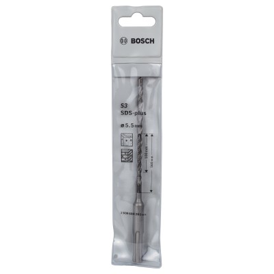 Bosch - Plus-1 Serisi, SDS-plus Kırıcı Delici Matkap Ucu 5.5*160 mm