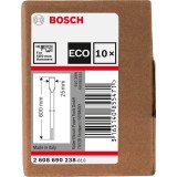 Bosch - SDS-Max Şaftlı Yassı Keski 600*25 mm 10'lu EKO