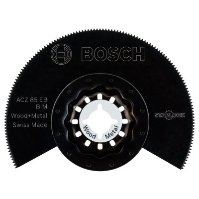 Bosch - Starlock - ACZ 85 EB - BIM Ahşap ve Metal İçin Segman Testere Bıçağı, Bombeli 1'li