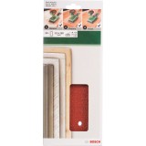 Bosch - Titreşimli Zımpara Kağıdı 10'lu Set, 115 x 280 mm 60/120/180 Kum 14 Delik