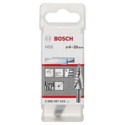Bosch - HSS 9 Kademeli Matkap Ucu 4-20 mm