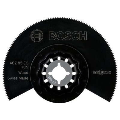 Bosch - Starlock - ACZ 85 EC - HCS Ahşap İçin Segman Testere Bıçağı, Bombeli 10'lu