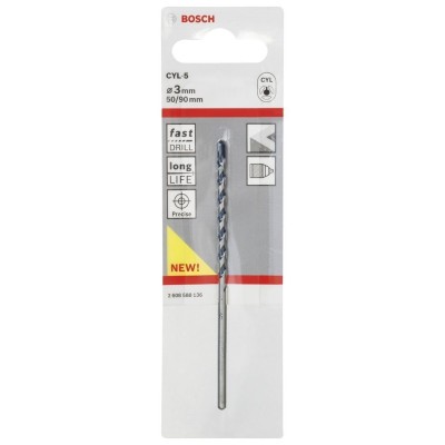 Bosch - cyl-5 Serisi, Blue Granite Turbo Beton Matkap Ucu 3*90 mm