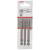 Bosch - Extra Hard Serisi Vidalama Ucu PH3*89 mm 3'lü