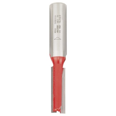 Bosch - Expert Serisi Ahşap İçin Çift Oluklu, Sert Metal Düz Freze Ucu 12*10*76 mm