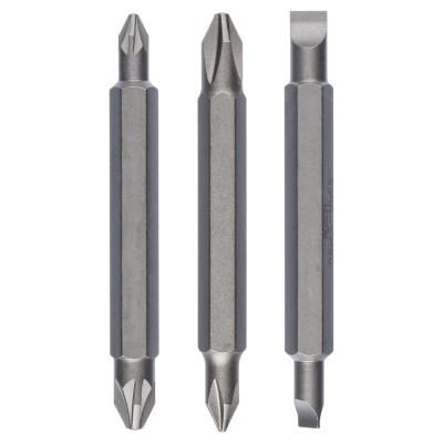 Bosch - Çift Taraflı Vidalama ucu PH1/PZ1/S0*60 mm 3'lü