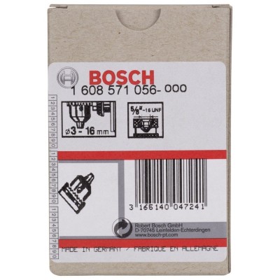 Bosch - 3-16 mm - 5/8''-16 Anahtarlı Mandren