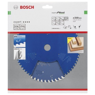 Bosch - Expert Serisi Ahşap için Daire Testere Bıçağı 210*30 mm 56 Diş