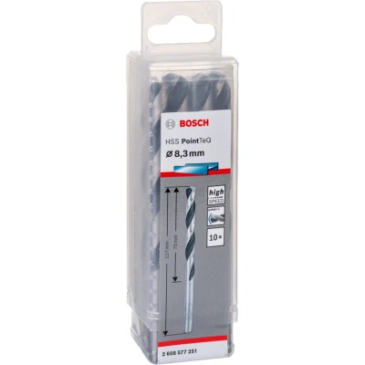 Bosch - HSS-PointeQ Metal Matkap Ucu 8,3 mm 10'lu