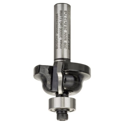 Bosch - Standard Seri Ahşap İçin Çift Oluklu Sert Metal Kenar Biçimlendirme Frezesi 8*8*54 mm