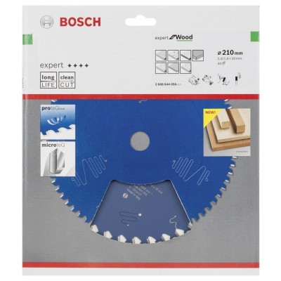 Bosch - Expert Serisi Ahşap için Daire Testere Bıçağı 210*30 mm 40 Diş