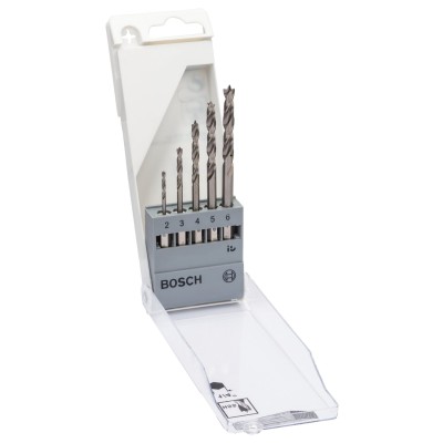 Bosch - Altıgen Şaftlı Ahşap Matkap Ucu Set 2-6 mm