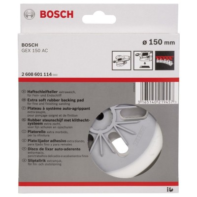 Bosch - 150 mm Zımpara Tabanı Ekstra Yumuşak (GEX)
