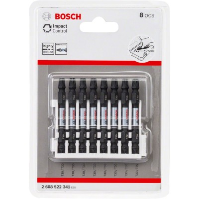 Bosch - Impact Control Serisi Çift Taraflı Vidalama Ucu 8'li T30 *65mm