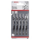 Bosch - Ekonomik Seri Ahşap İçin T 119 B Dekupaj Testeresi Bıçağı - 5'Li Paket