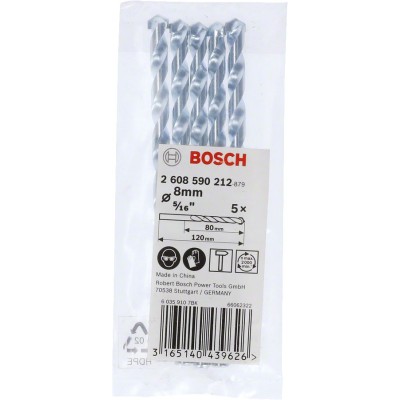 Bosch - cyl-1 Serisi, Beton Matkap Ucu 8*120 mm 5'li Paket