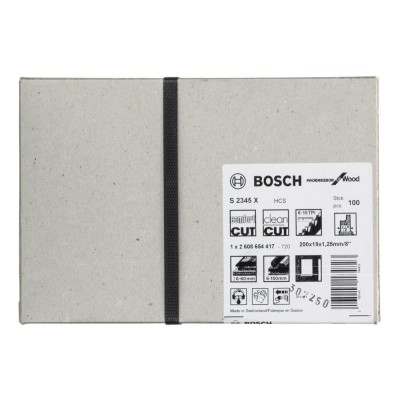 Bosch - Progressor Serisi Ahşap için Panter Testere Bıçağı S 2345 X - 100'lü