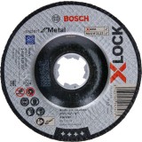Bosch - X-LOCK - 125*2,5 mm Expert Serisi Bombeli Metal Kesme Diski (Taş)