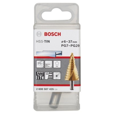 Bosch - HSS-TiN 12 Kademeli Matkap Ucu PG7-PG29