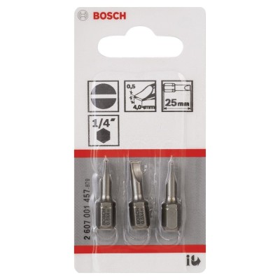 Bosch - Extra Hard Serisi S0,5x4,0*25 mm 3'lü