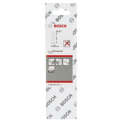 Bosch - Best Serisi G 1/2'' Girişli Kuru Karot Ucu 42*150 mm