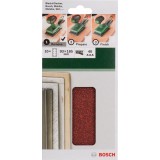 Bosch - Titreşimli Zımpara Kağıdı 10'lu, 93 x 185 mm 40 Kum 8 Delik