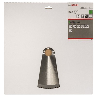 Bosch - Optiline Serisi Ahşap için Daire Testere Bıçağı 305*30 mm 96 Diş