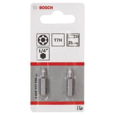 Bosch - Extra Hard Serisi Security-Torx® Vidalama Ucu T7H*25 mm 2'li