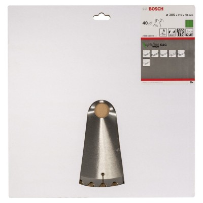 Bosch - Optiline Serisi Ahşap için Daire Testere Bıçağı 305*30 mm 40 Diş
