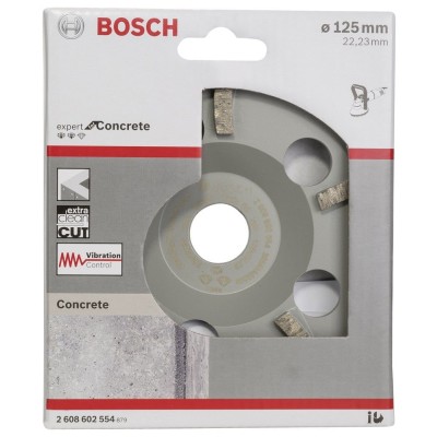 Bosch - Expert Serisi Beton İçin Extra Temiz Taşlama Elmas Çanak Disk 125 mm