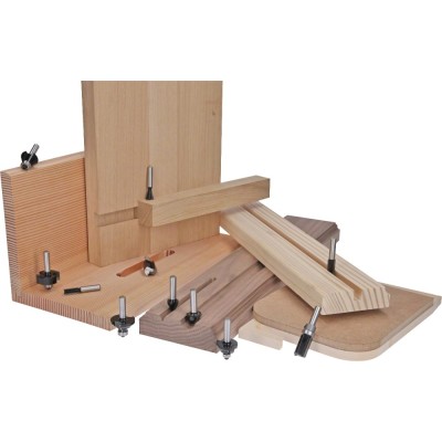 Bosch - Standard Seri Ahşap İçin Çift Oluklu, Sert Metal Dalma Yarımay Freze 8*20*46*10 mm