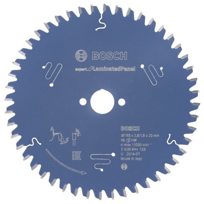Bosch - Expert Serisi Lamine Panel için Daire Testere Bıçağı 165*20 mm 48 Diş