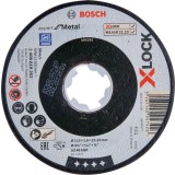 Bosch - X-LOCK - 115*1,6 mm Expert Serisi Düz Metal Kesme Diski (Taş)