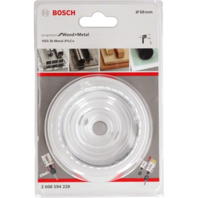 Bosch - Yeni Progressor Serisi Ahşap ve Metal için Delik Açma Testeresi (Panç) 68 mm