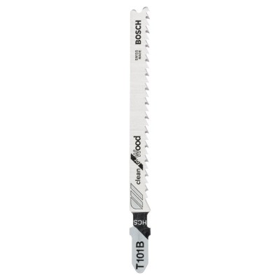 Bosch - Temiz Kesim Serisi Ahşap İçin T 101 B Dekupaj Testeresi Bıçağı - 5'Li Paket