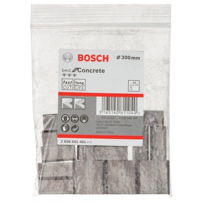 Bosch - Best Serisi Elmas Sulu Karot Uç Segmanı 300 mm İçin 18 Parça