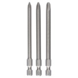 Bosch - 3 Parçalı Extra Hard Serisi Vidalama Ucu Seti PH1/2/3*89 mm