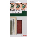 Bosch - Titreşimli Zımpara Kağıdı 10'lu, 93 x 185 mm 60 Kum 8 Delik