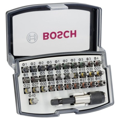 Bosch - Profesyonel 32 Parça Vidalama Ucu Seti